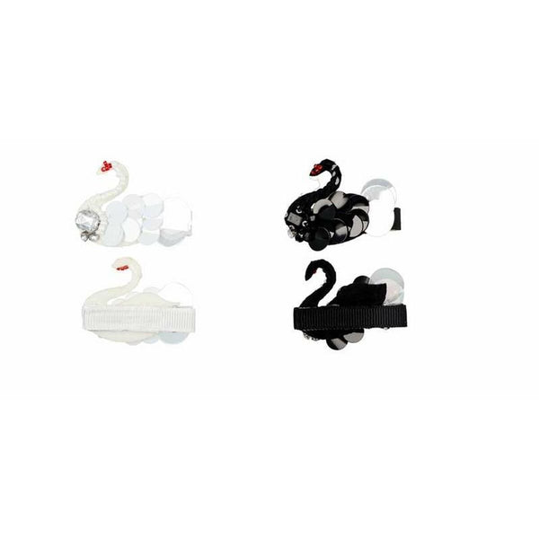 Hair Clips Inca 2 Units Swan - Cosmova