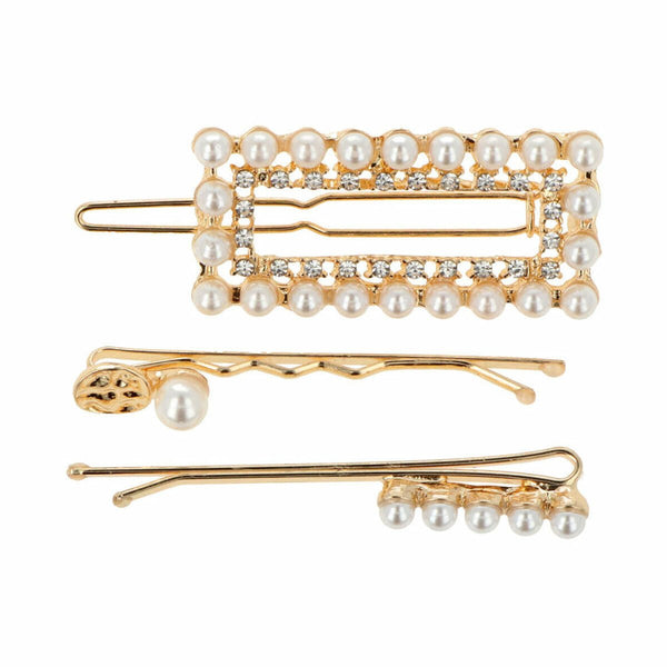 Bun hairpins Inca Golden Beads 3 Pieces - Cosmova