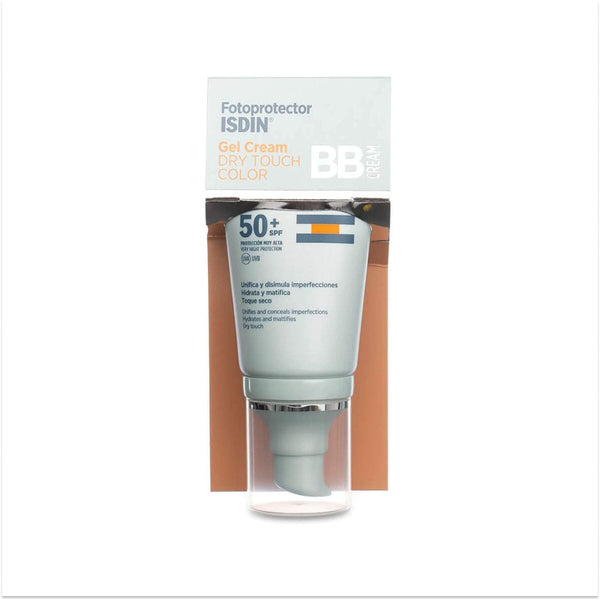 Hydrating Cream with Colour Isdin Fotoprotector Gel SPF 50+ 50 ml-0