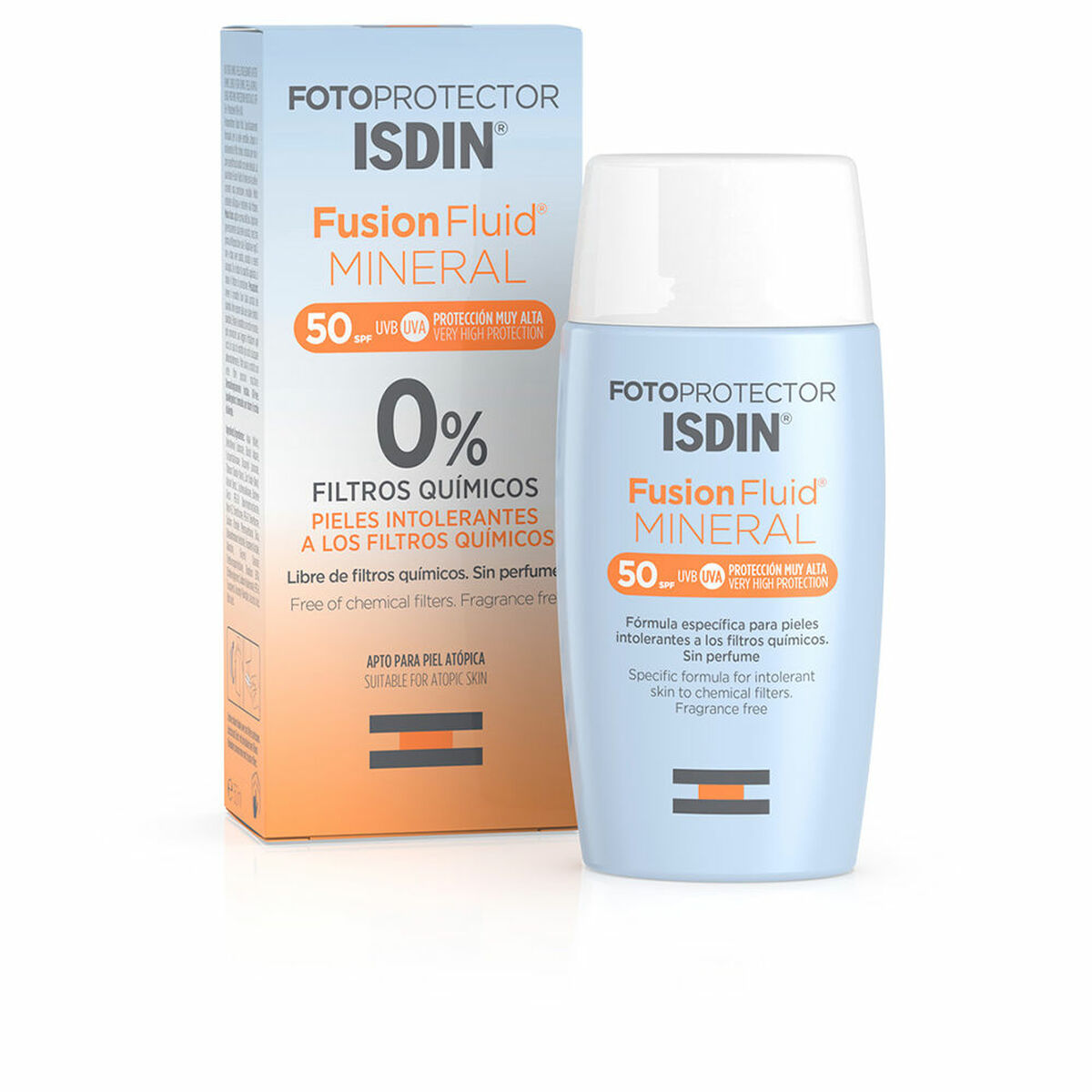 Facial Sun Cream Isdin Fotoprotector Fusion Fluid Mineral SPF 50+ 50 ml-0