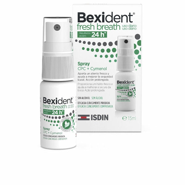 Mouth spray Isdin Bexident Fresh Breath 15 ml Spray Fresh Breath - Cosmova