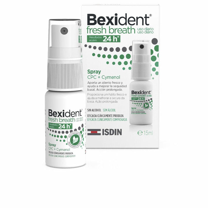 Mouth spray Isdin Bexident Fresh Breath 15 ml Spray Fresh Breath - Cosmova
