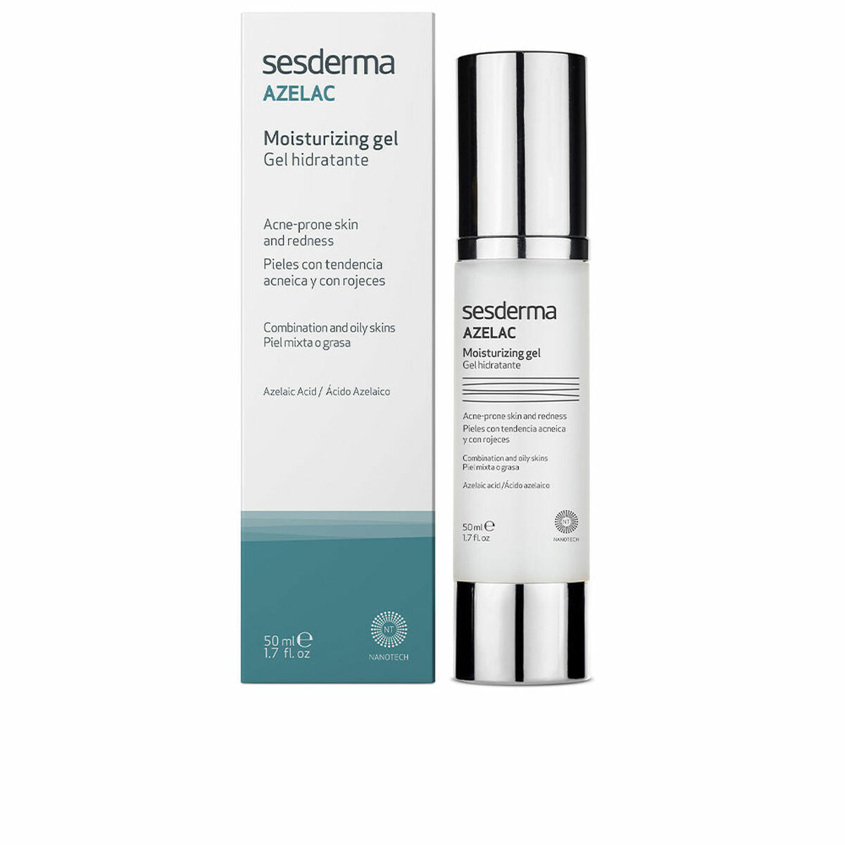 Moisturising Gel Sesderma Azelac Skin with a tendency to acne 50 ml-0
