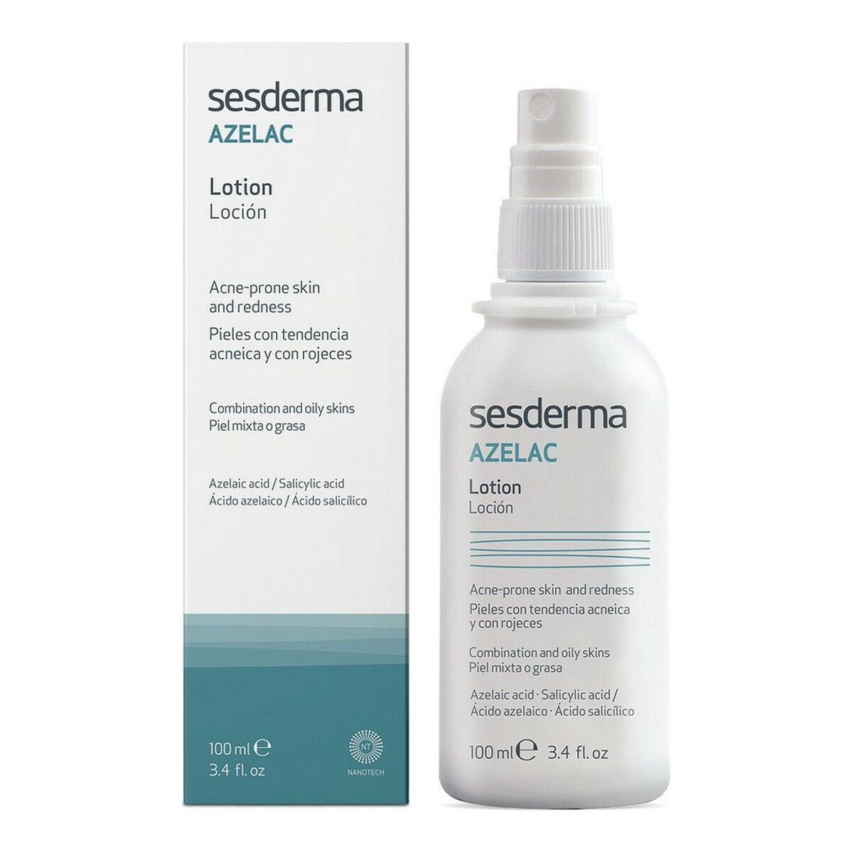 Acne Skin Treatment Sesderma Azelac Facial Lotion 100 ml-3