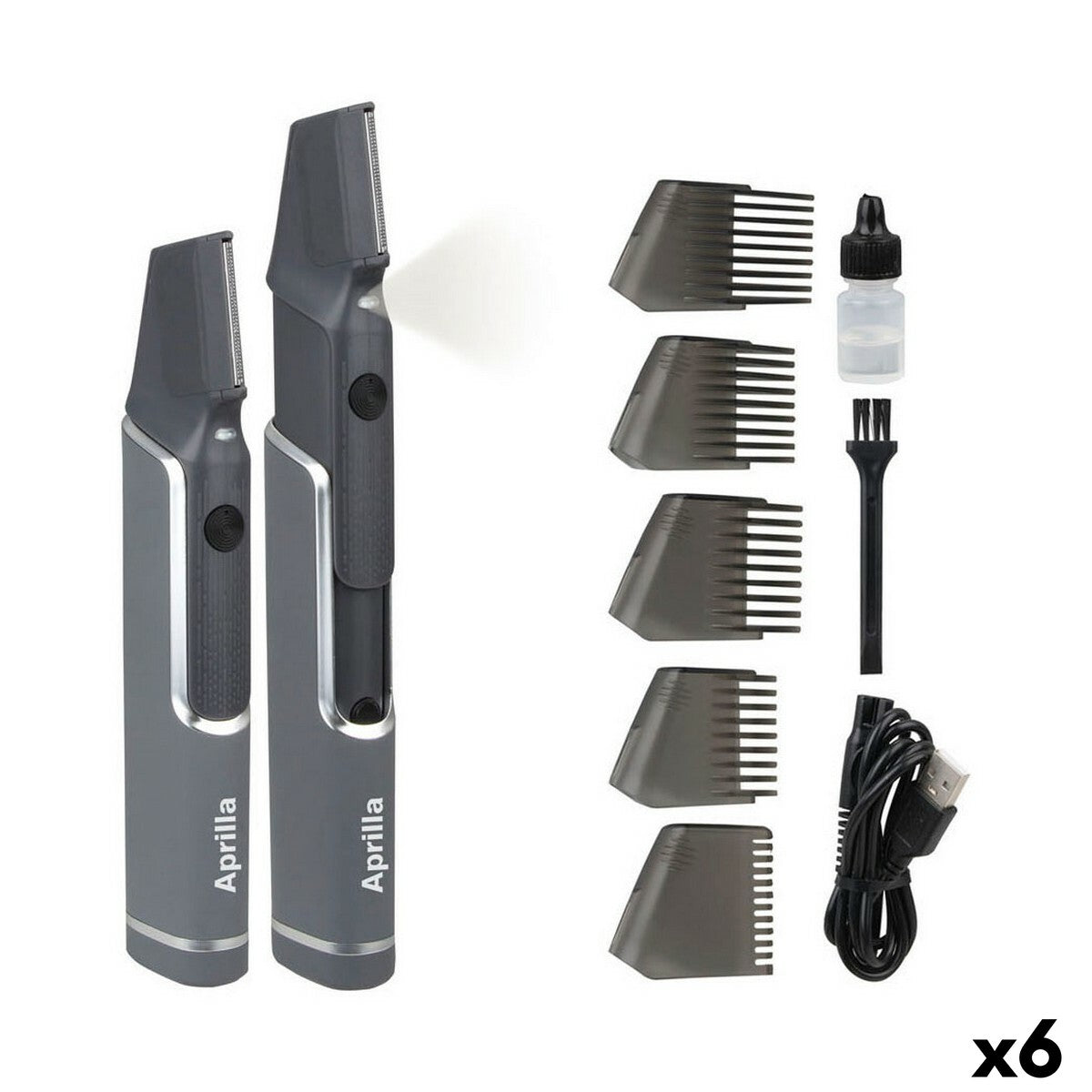 Cordless Hair Clippers Aprilla (6 Units) 6000 rpm-0