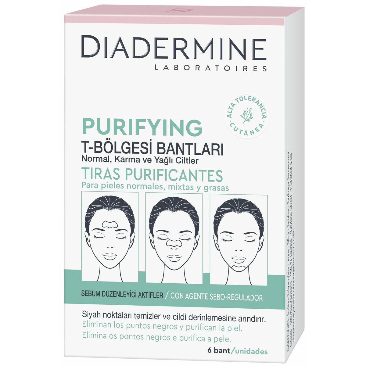 Acne Skin Treatment Diadermine Tiras Purificantes-0