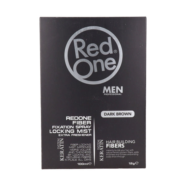 Hair Texturiser Red One Hair Fiber Topic Set Brown 100 ml - Cosmova
