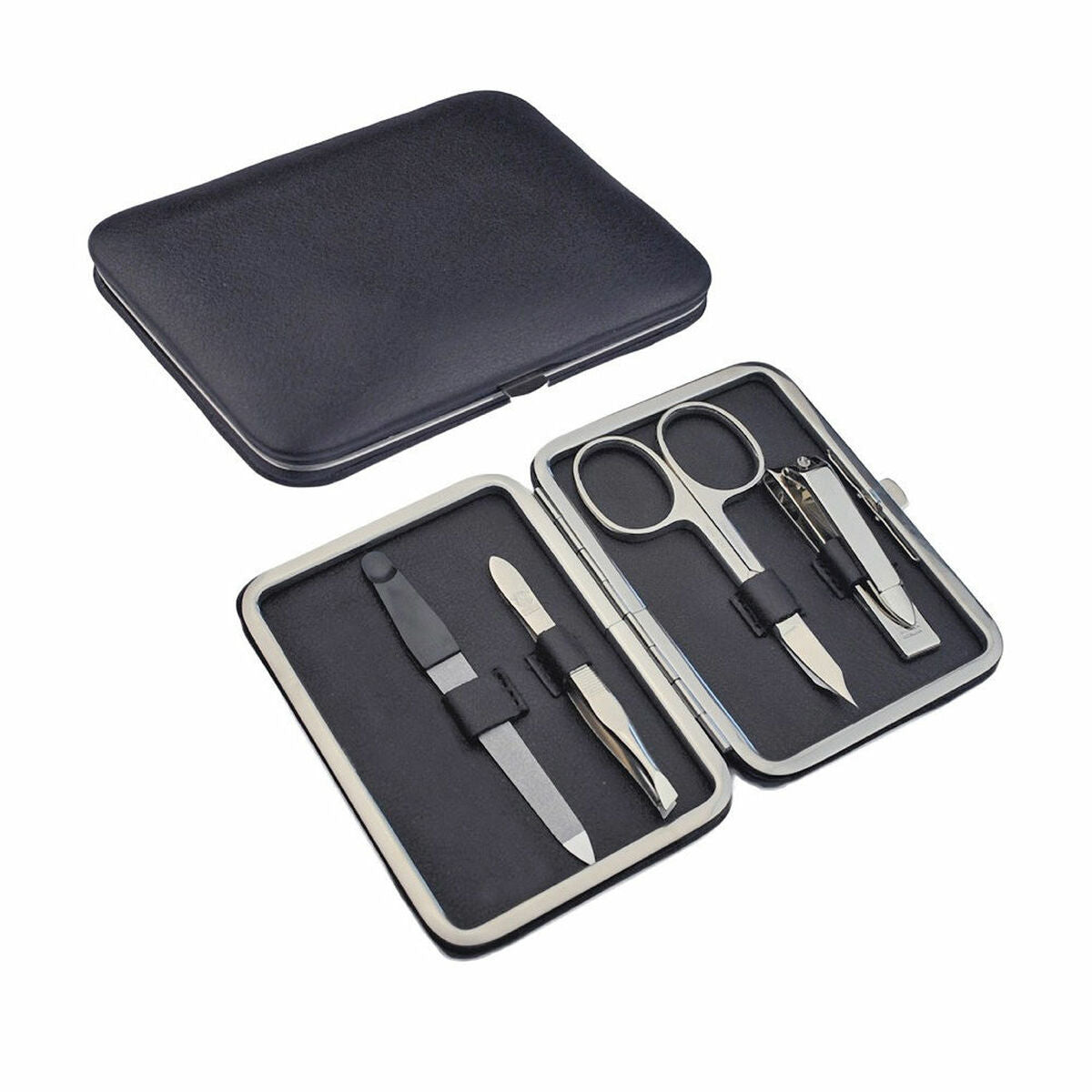 Manicure Set Touch of Beauty Black polypropylene-0