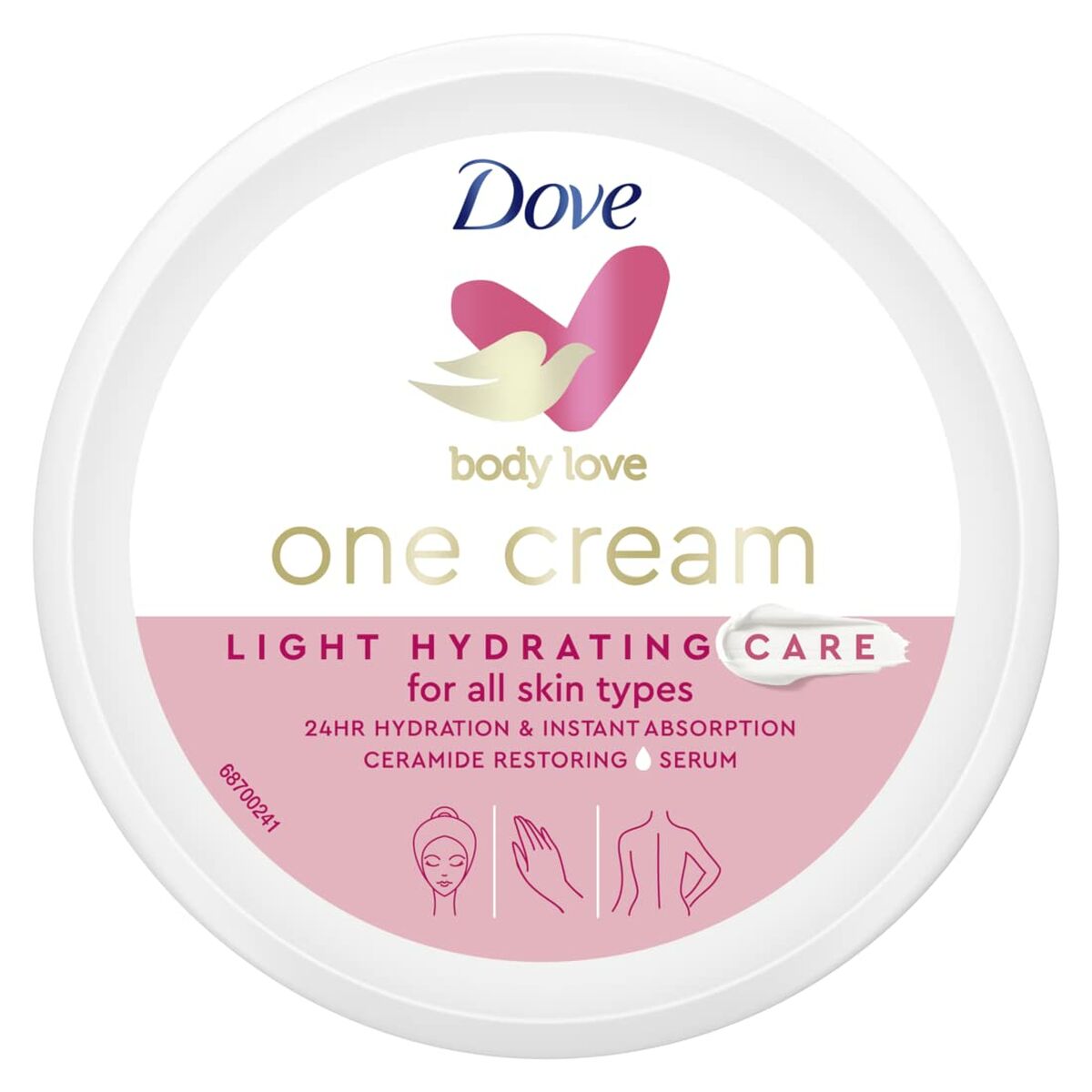 Moisturising Body Cream Dove Body Love 250 ml-2