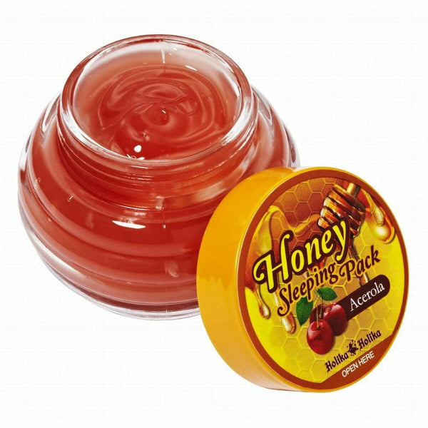 Moisturising Overnight Mask Holika Holika Honey Sleeping Pack Acerola (90 ml)-0