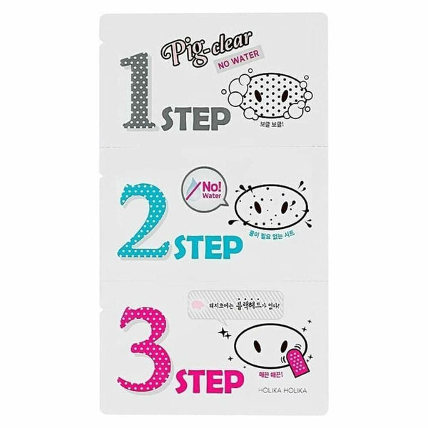 Facial Mask Peel Off Holika Holika Pig-clear No Water3 Step-0
