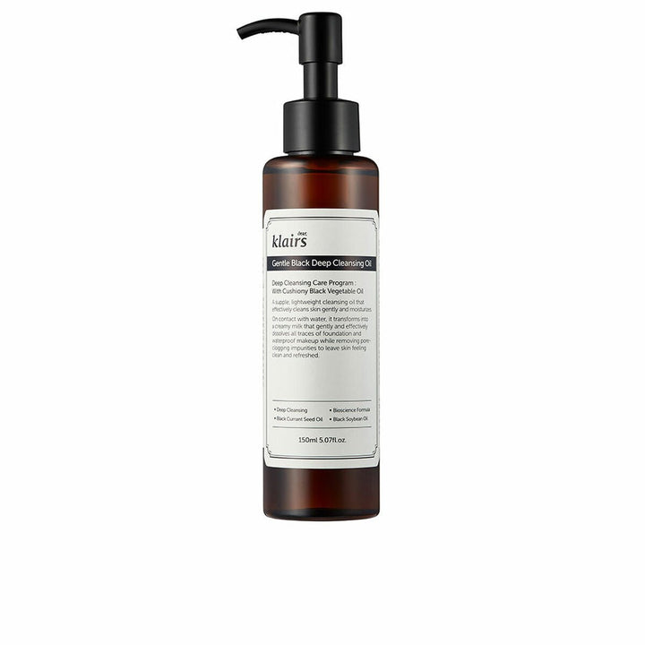 Make - up Remover Oil Klairs Gentle Black Cleaner 150 ml - Cosmova