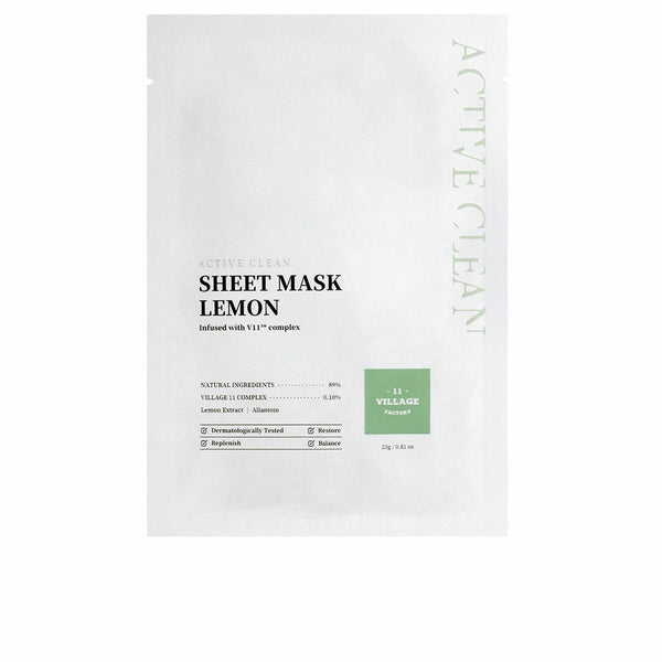 Facial Mask Village 11 Factory Active Clean Lemon 23 g-0