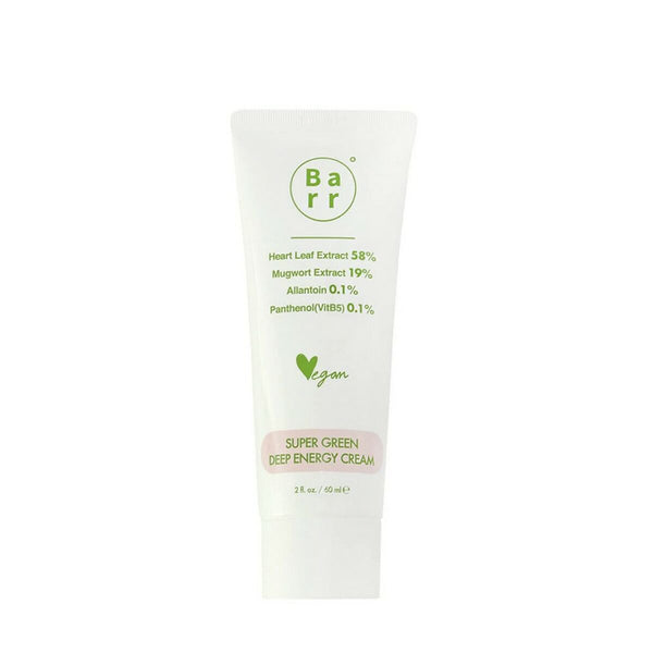 Hydrating Facial Cream Barr Super Green Deep Energy (60 ml) - Cosmova