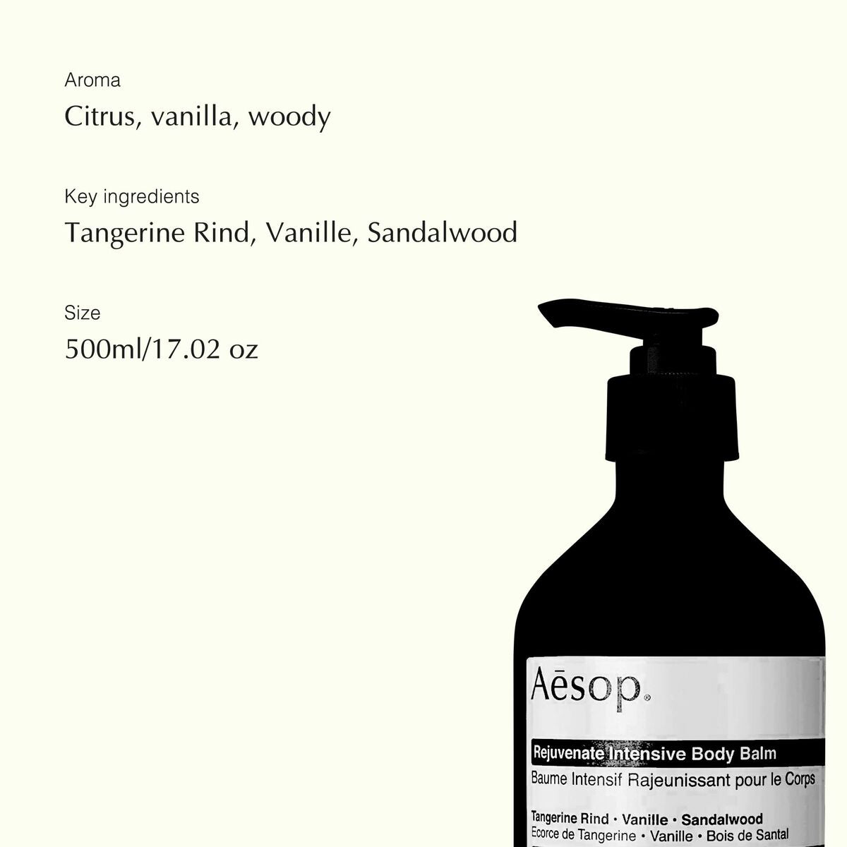 Body Lotion Aesop REJUVENATE INTENSIVE 500 ml-3