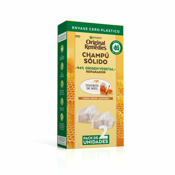 Shampoo Bar Garnier Original Remedies (2 x 60 g) - Cosmova