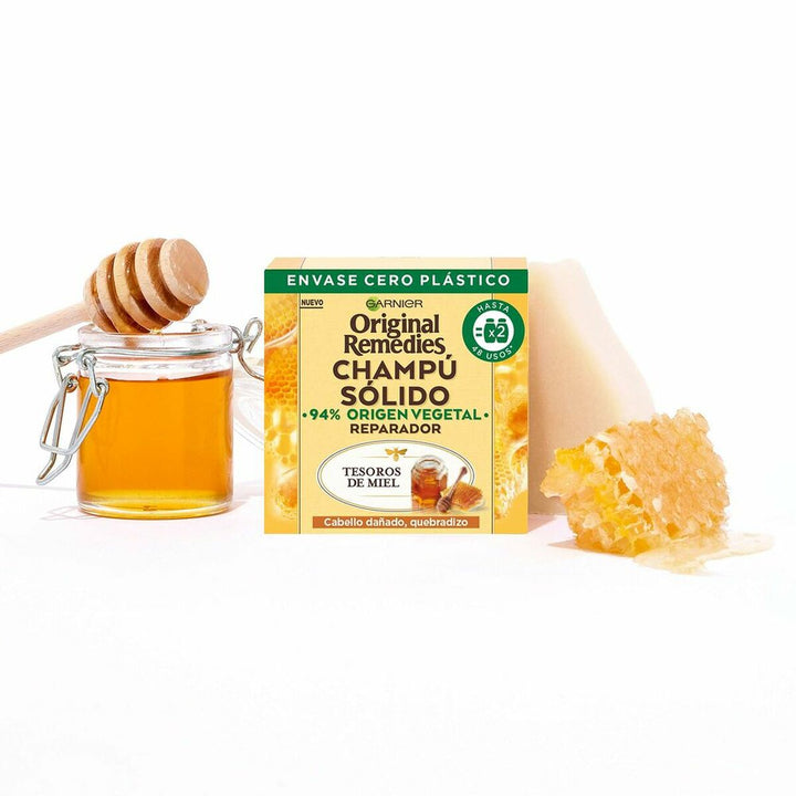 Shampoo Bar Garnier Original Remedies (2 x 60 g) - Cosmova