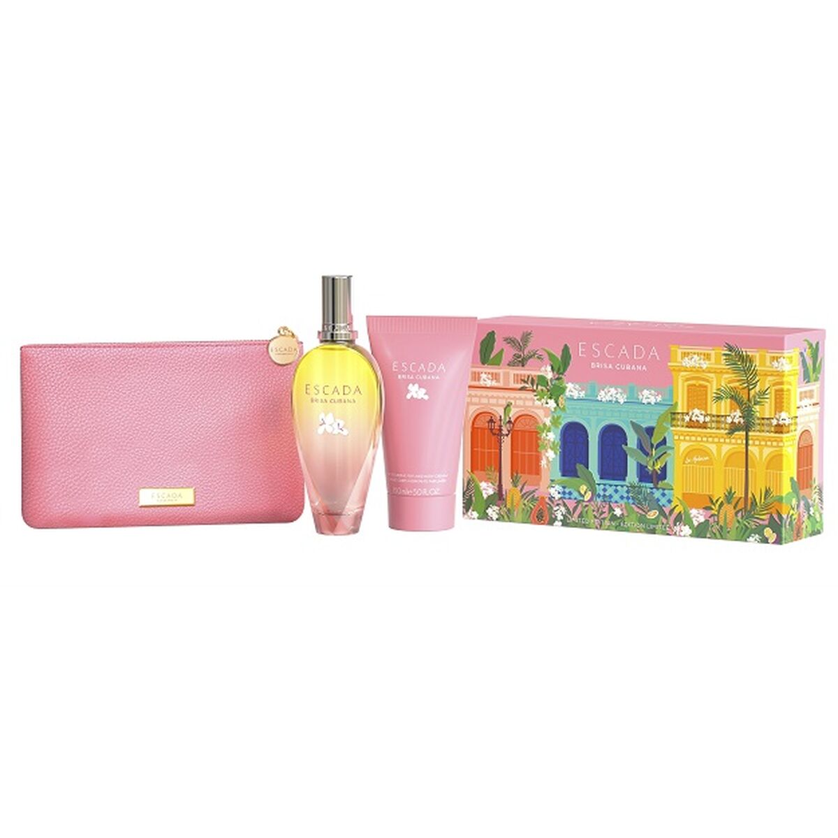 Women's Perfume Set Escada Brisa Cubana 3 Pieces-0