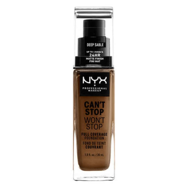 Crème Make-up Base NYX Can't Stop Won't Stop Deep Sable (30 ml)-0