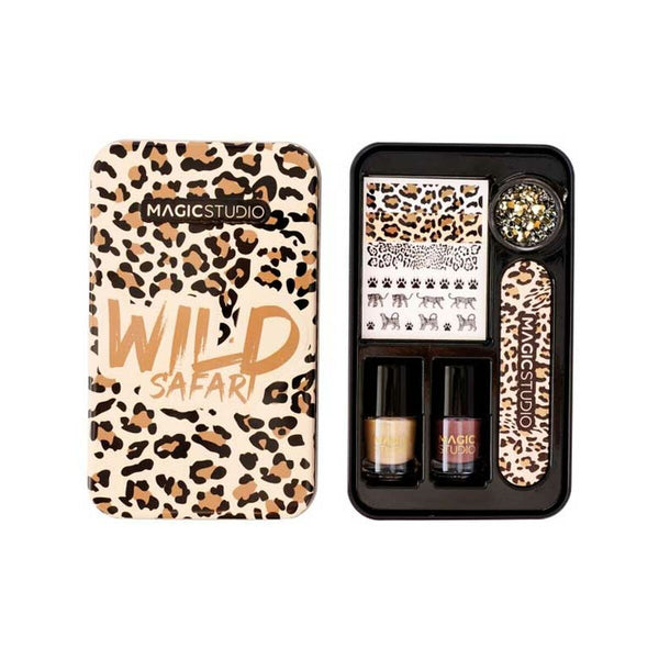 Manicure Set Magic Studio Wild Safari Savage Nail Art 6 Pieces-0