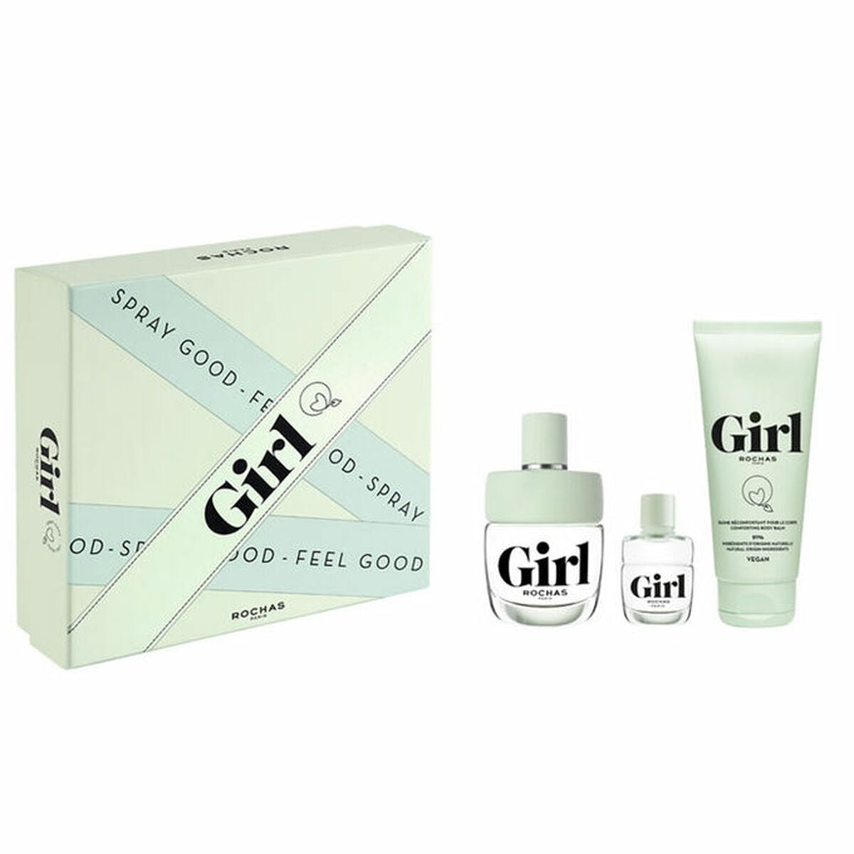 Women's Perfume Set Rochas Girl 3 Pieces-0