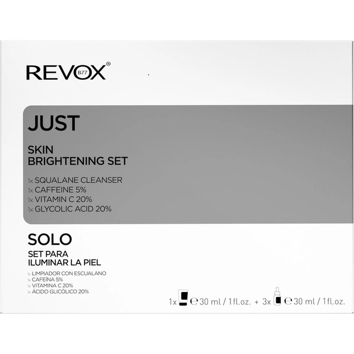 Unisex Cosmetic Set Revox B77 Just Skin Brightening 4 Pieces-1