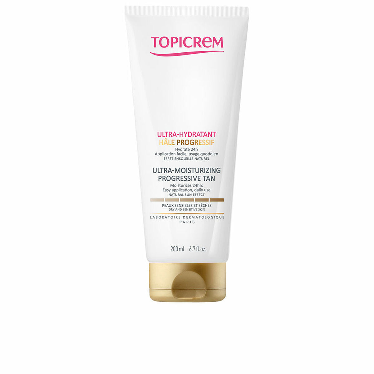 Hydrating Bronzing Body Lotion Topicrem UH 200 ml-0