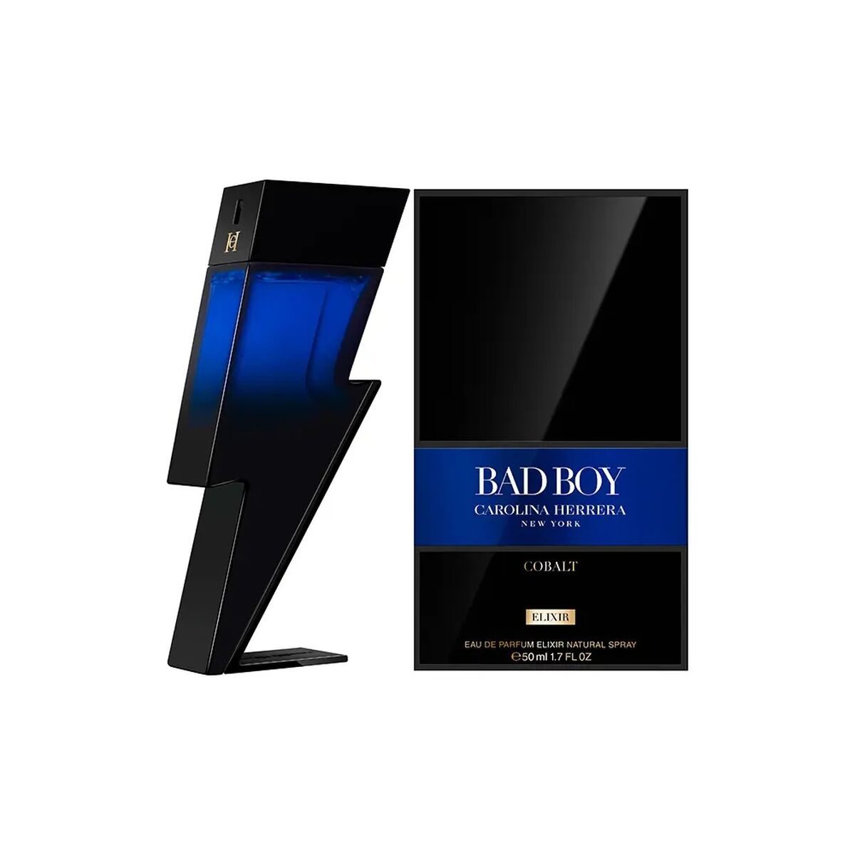 Men's Perfume Carolina Herrera Bad Boy Cobalt Elixir EDP 50 ml-0