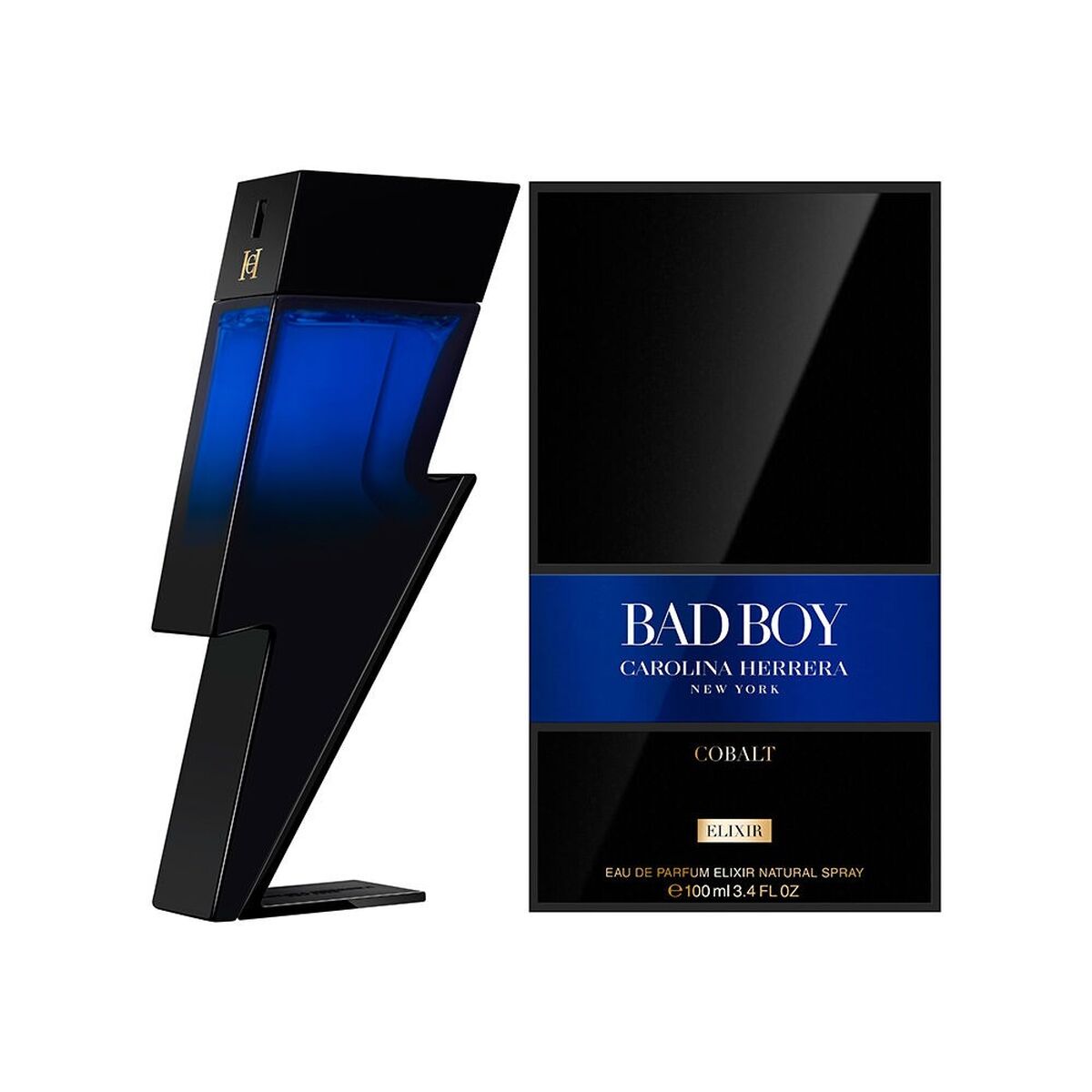 Men's Perfume Carolina Herrera Bad Boy Cobalt Elixir EDP 100 ml-0
