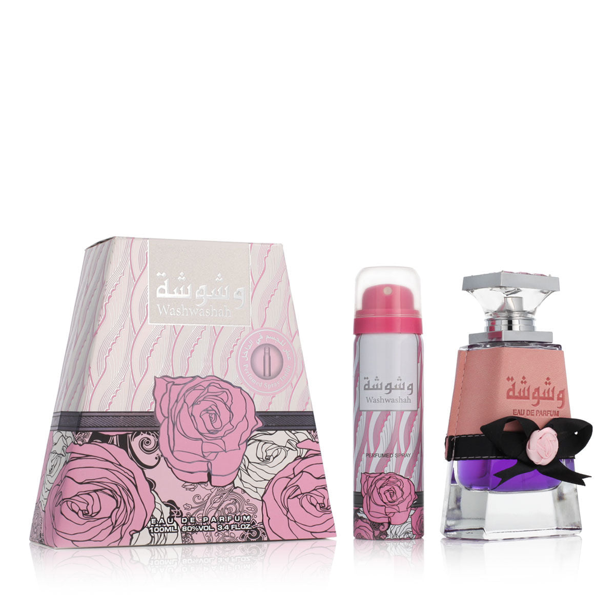Women's Perfume Set Lattafa WASHWASHAH 2 Pieces-0