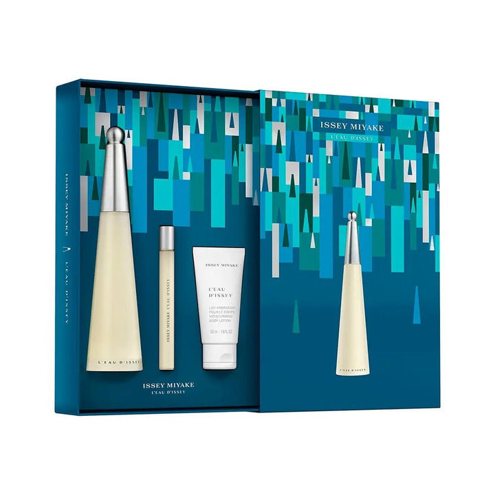 Women's Perfume Set Issey Miyake L'EAU D'ISSEY EDT 3 Pieces - Cosmova