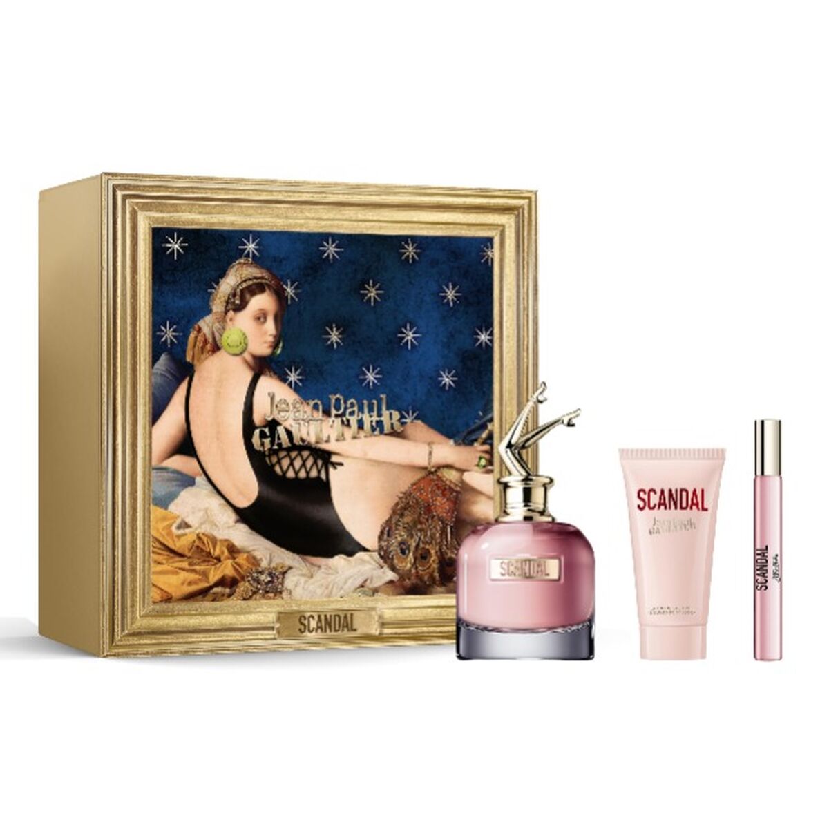 Women's Perfume Set Jean Paul Gaultier Scandal EDP 3 Pieces-1