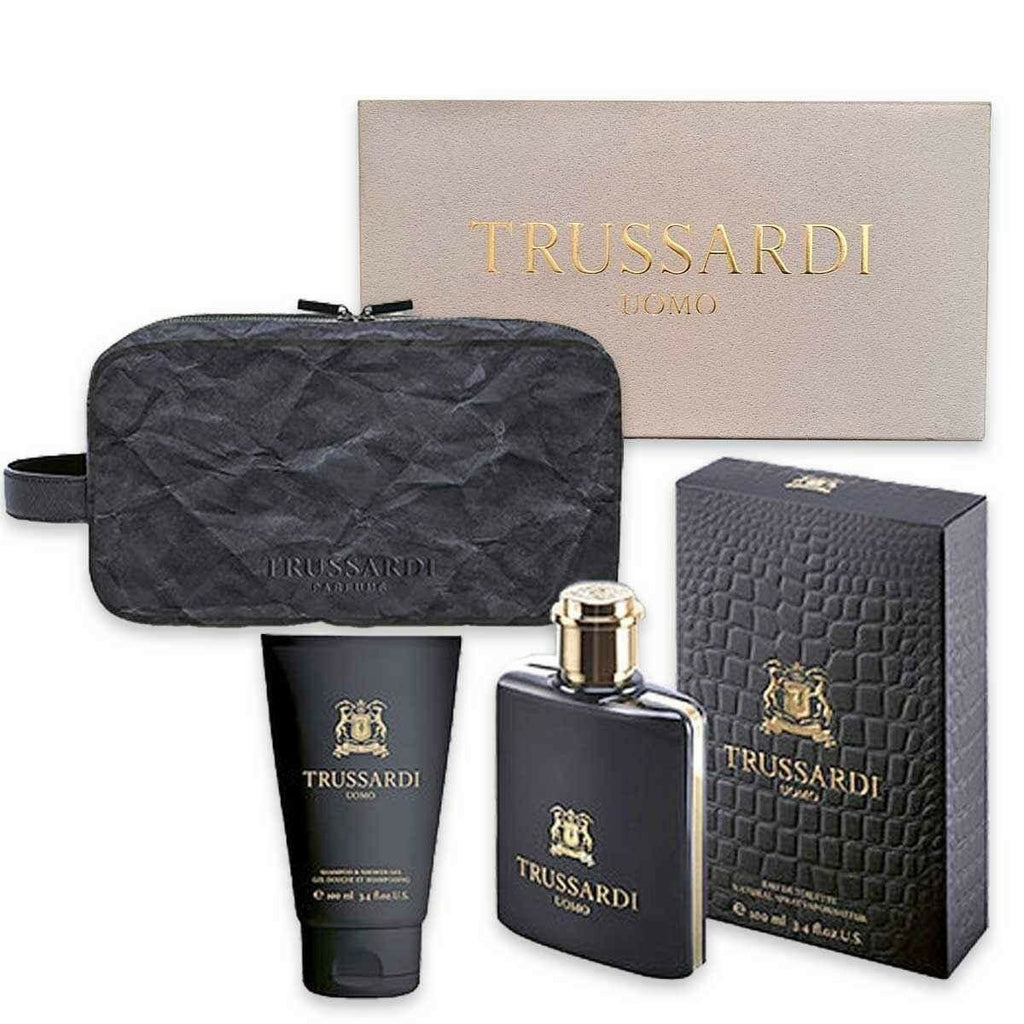 Men's Perfume Set Trussardi Uomo 3 Pieces-0