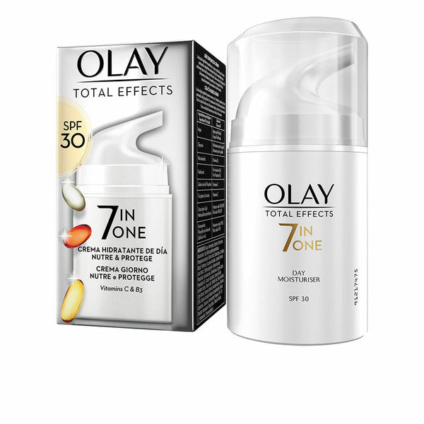 Moisturising Day Cream Olay Total Effects 7 - in - 1 Nutritional 50 ml Spf 30 - Cosmova