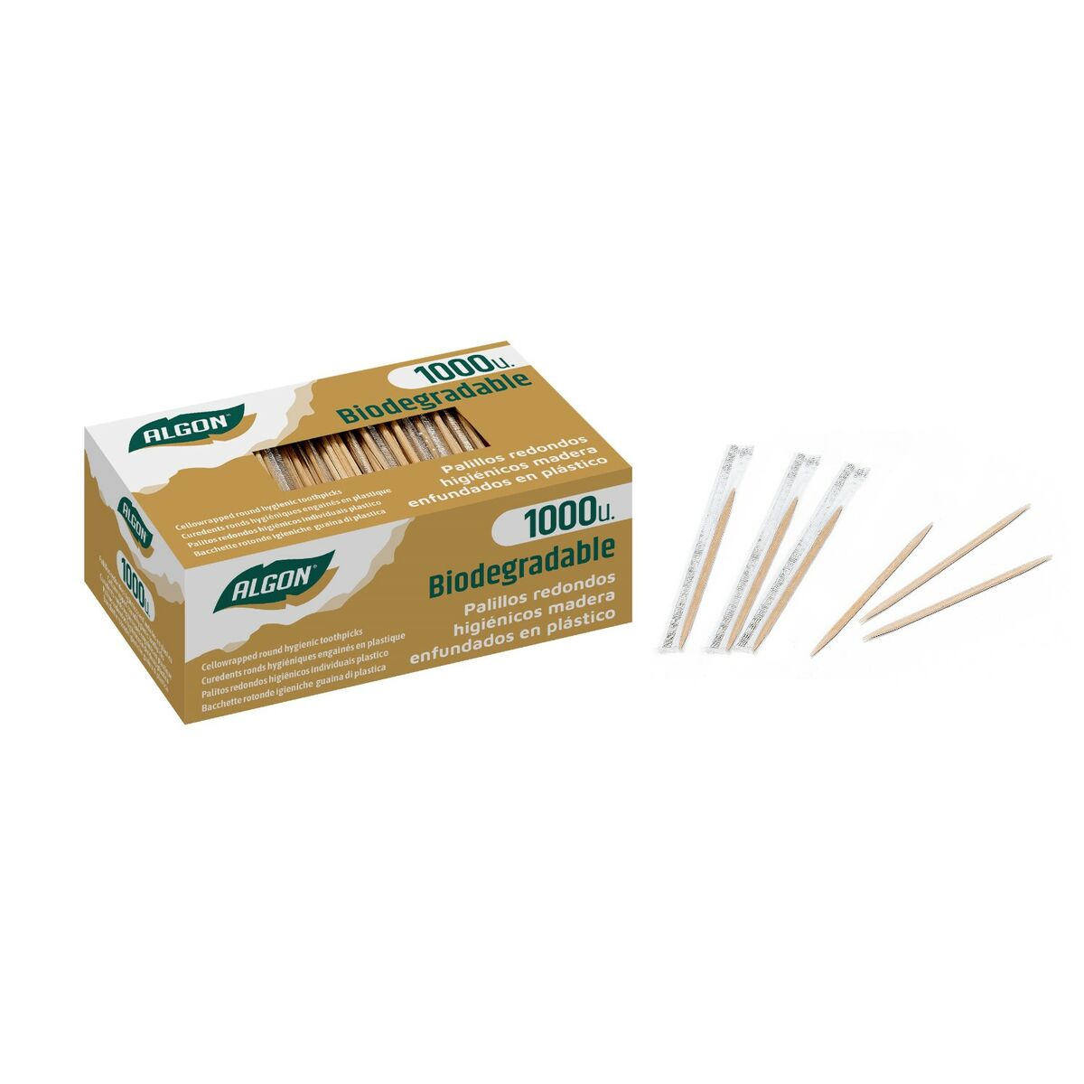 Tooth Picks Algon Set 1000 Pieces (30 Units)-1