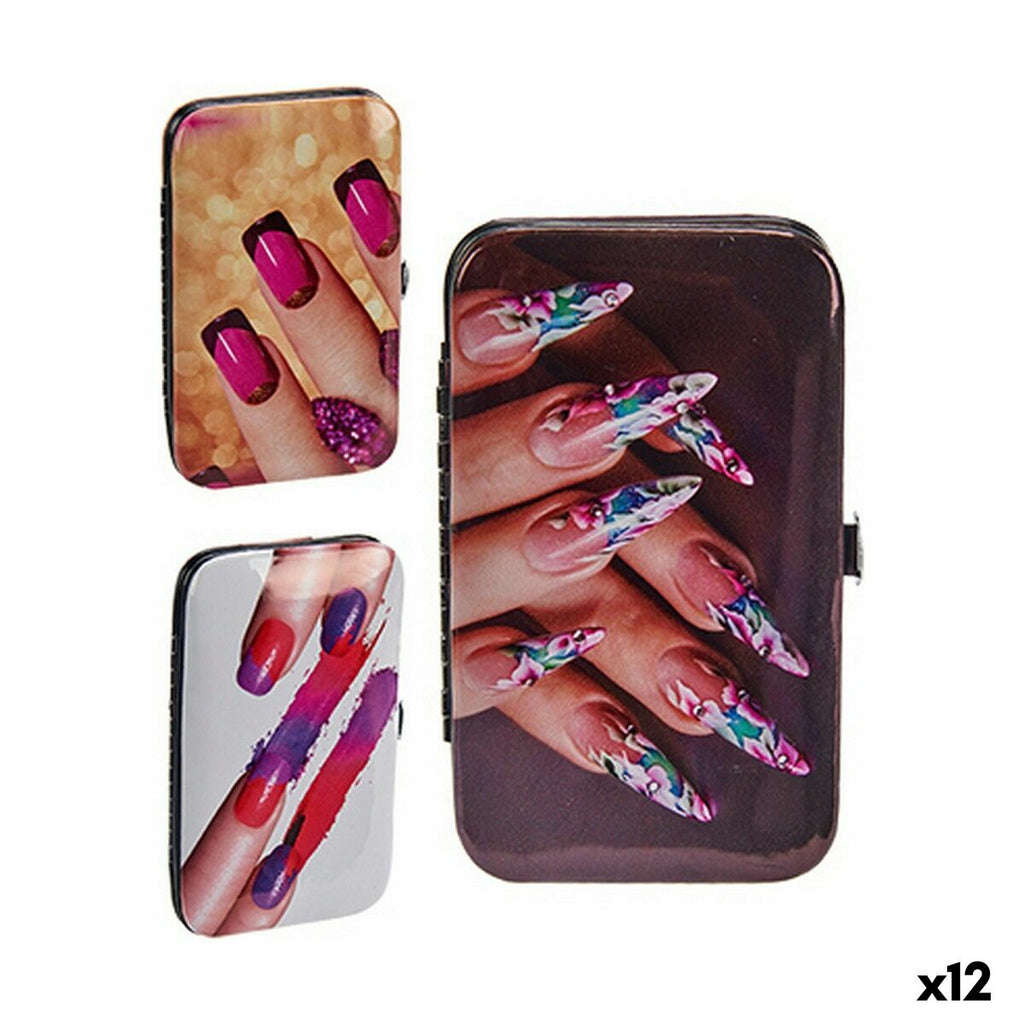 Manicure Set Plastic Nails (12 Units)-0