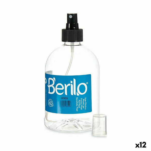 Sprayer Black Transparent Plastic 500 ml (12 Units)-0
