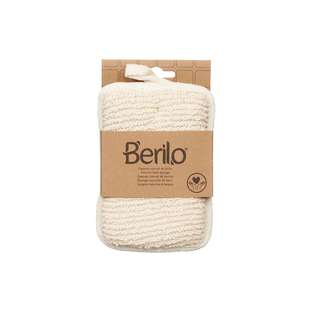 Body Sponge Berilo B7081-6 White Beige 11 x 16,5 x 2 cm (12 Units)-2