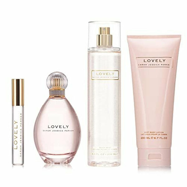 Women's Perfume Set Sarah Jessica Parker Lovely 4 Pieces - Cosmova