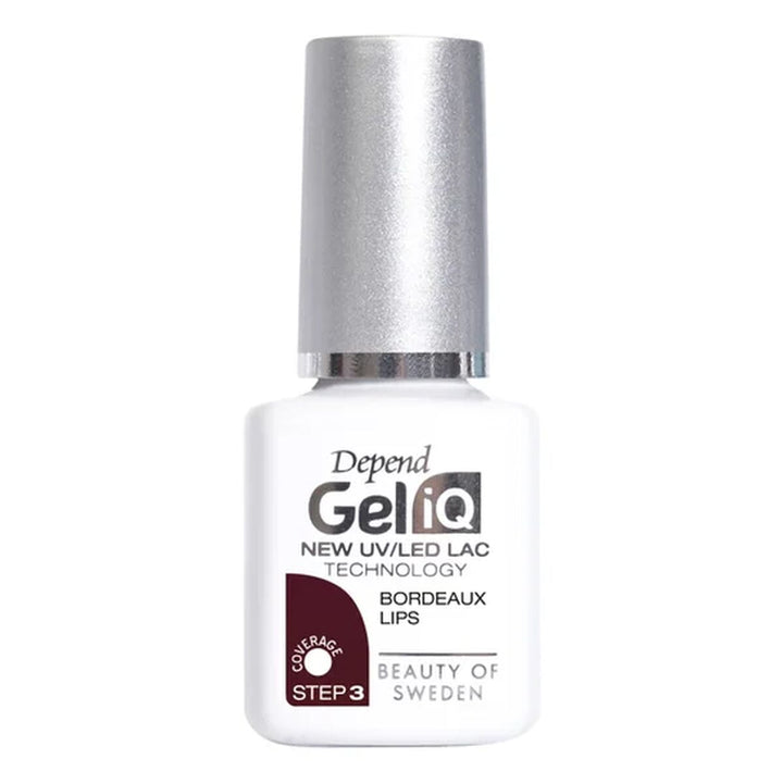 Nail polish Beter Depend Gel iQ Bordeaux lips 5 ml-0