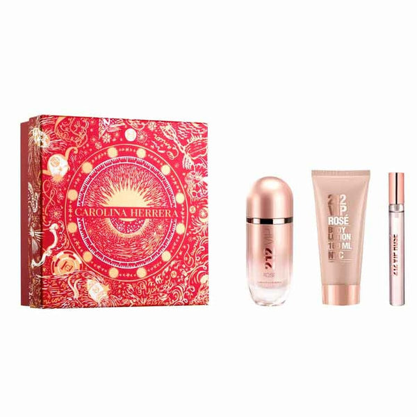 Women's Perfume Set Carolina Herrera 3 Pieces - Cosmova
