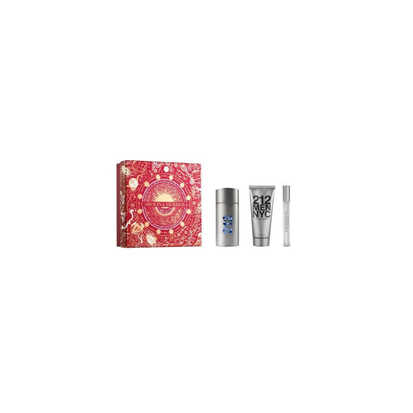 Men's Perfume Set Carolina Herrera 3 Pieces - Cosmova