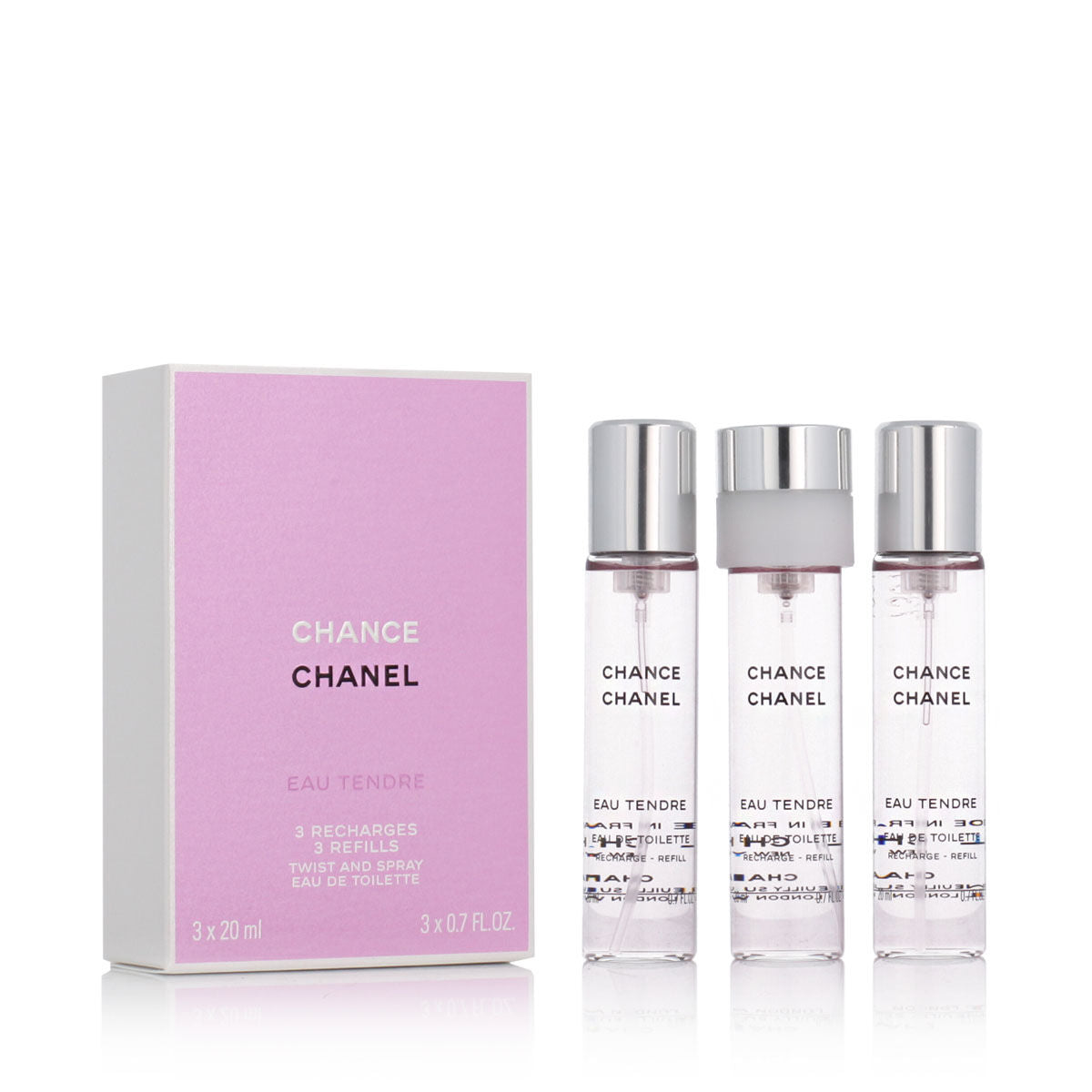 Women's Perfume Set Chanel Chance Eau Tendre 3 Pieces-0