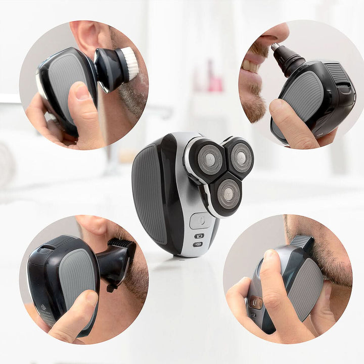 5 in 1 Rechargeable Ergonomic Multifunction Shaver Shavestyler InnovaGoods-12