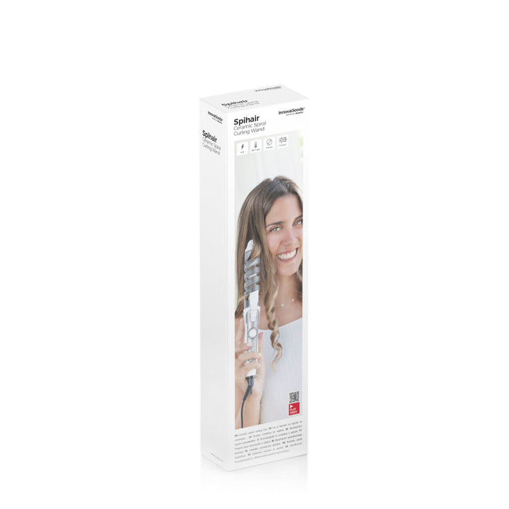 Ceramic Spiral Curling Iron Spihair InnovaGoods-1