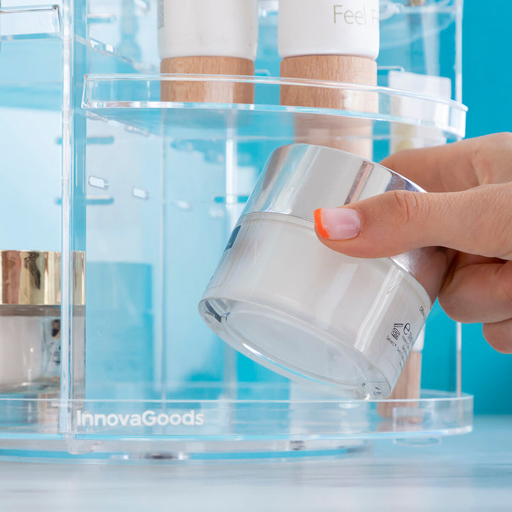 Rotating Make-up Organiser Rolkup InnovaGoods-7