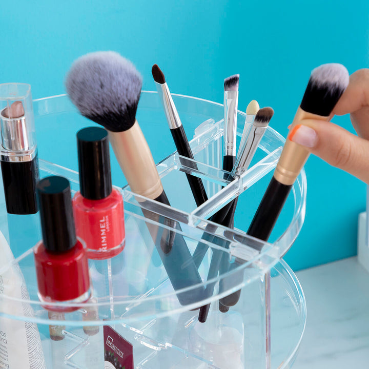 Rotating Make-up Organiser Rolkup InnovaGoods-6