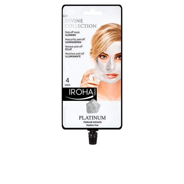 PLATINUM peel-off glowing mask 4 uses-0
