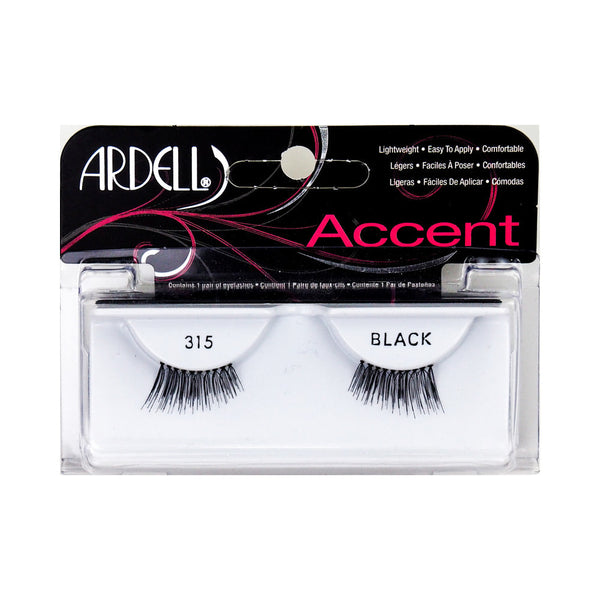 ACCENT eyelashes #315-black 1 u-0