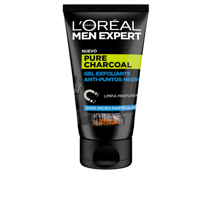 MEN EXPERT pure charcoal gel exfoliante p.negros 100 ml-0